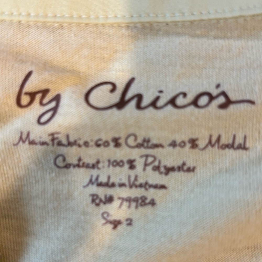 Chico's 3 Piece Top Bundle. Jacket Size 2. Wrap S… - image 3